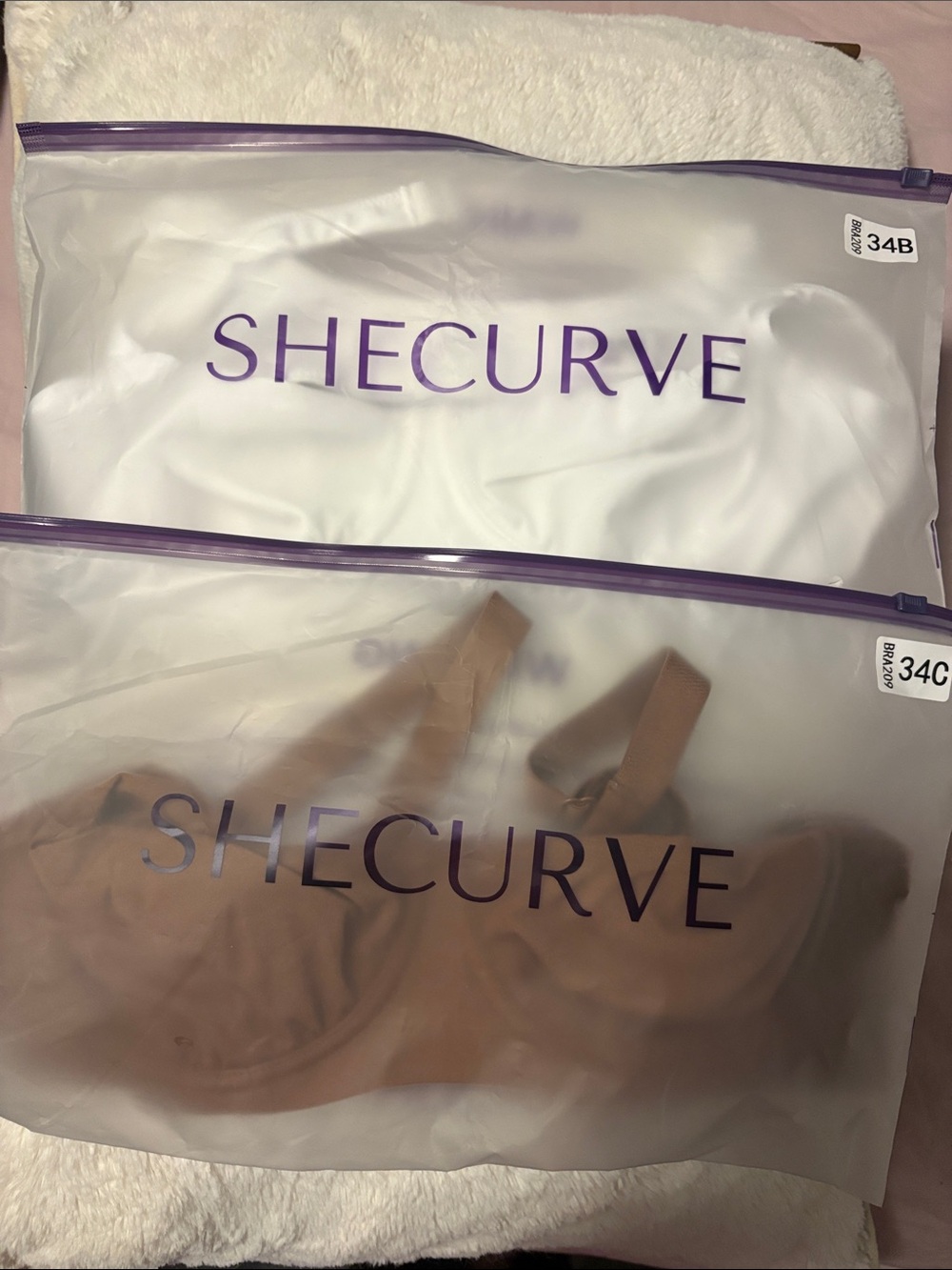 SHECURVE Nude Tan Underwire Bra - Smooth Everyday Support